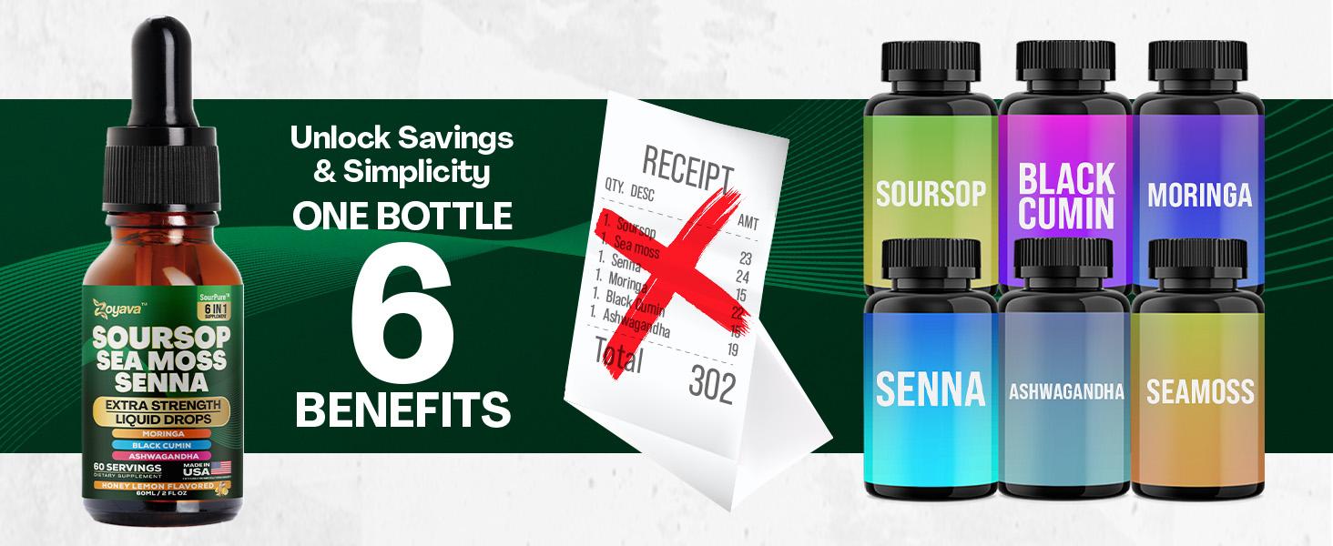 Zoyava Soursop Bitters – Flavored, Extra Strength All-in-One Dietary Supplement Drops, Made in USA – 60mL Nutrition Liquid Zoyava Soursop Bitters – Flavored, Extra Strength All-in-One Dietary Supplement Drops, Made in USA – 60mL Nutrition Liquid