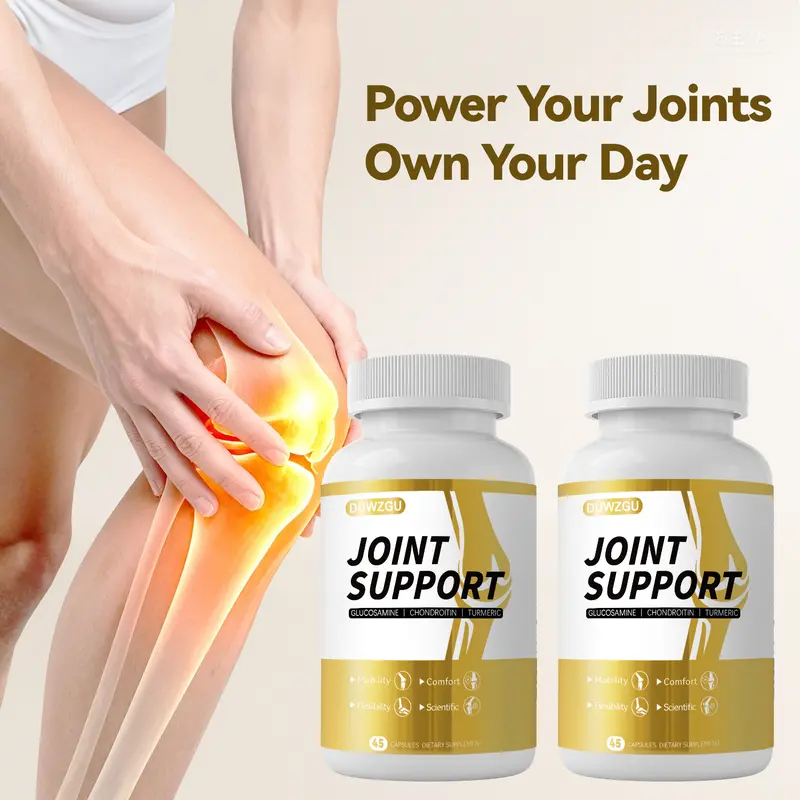 45 Tablets Glucosamine Chondroitin Turmeric | Non-GMO Gluten Free Dietary Supplement