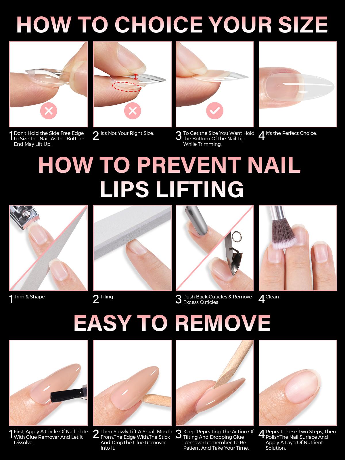 Aillsa StayPut Solid Nail Glue Gel, Mini UV Lamp for Press On Nails, Nail Tips and Acrylic Nails Long-Lasting Strong Adhesion Solid Gel Nail Art DIY Home, UV Light Cured Needed Tiktokshopblackfriday