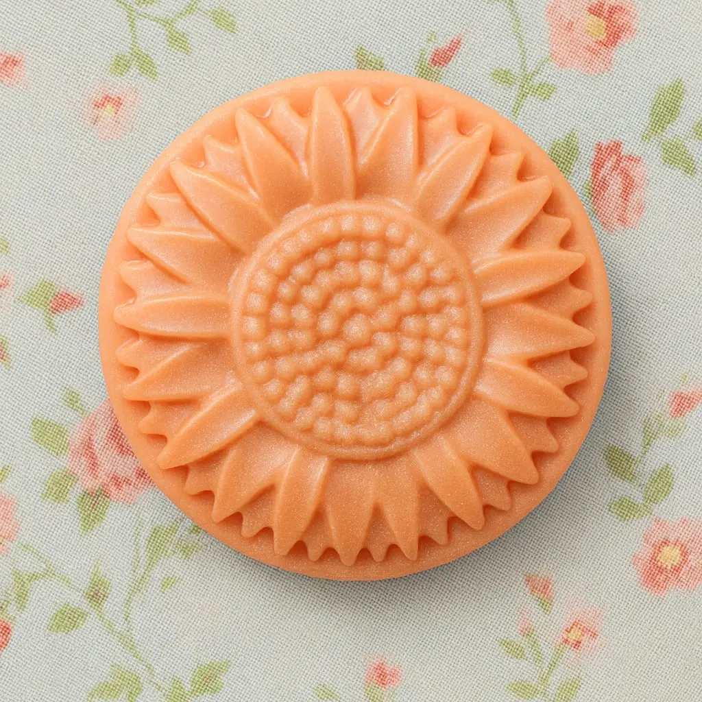 Artisan Goat Milk Soap Bar with Peach Magnolia, Nourishing Daily Moisturizer and Body Cleanser, Long-Lasting Floral Aroma