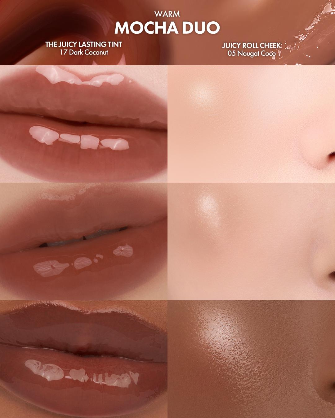 [rom&nd Official Shop] Glass Skin Blush & Lip Duo