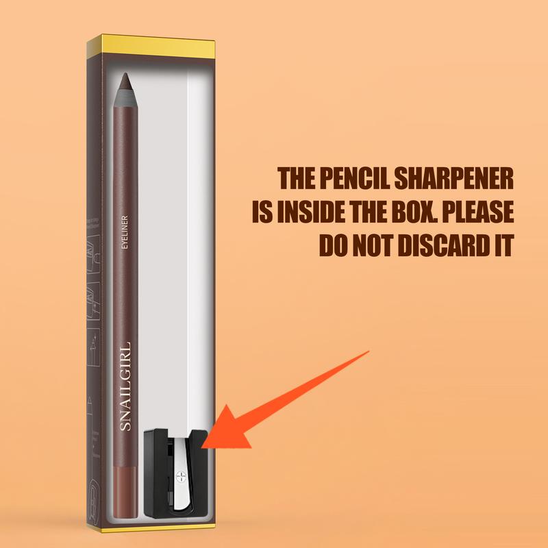 Waterproof Eyeliner Pencil - Long-lasting, Sweat-proof, Smudge-proof & Transfer-resistant - Cream Mousse Texture - Intensifies Eye Color - Doesn't Easily Flake or Clump