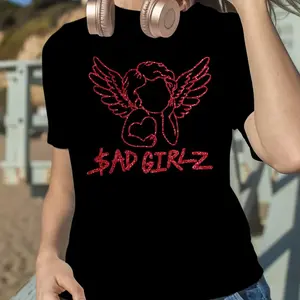 Junior H Sad Girlz Red T-shirt Print Unisex Sad Boyz Merch, Gift For Fan, For Everyone