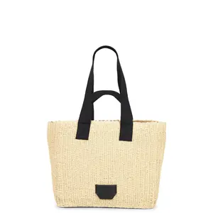 ALLSAINTS Izzy Paper Tote Bag in Natural