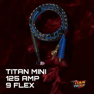 TITAN Mini 125 AMP TIG Rig 9 Flex Torch Head