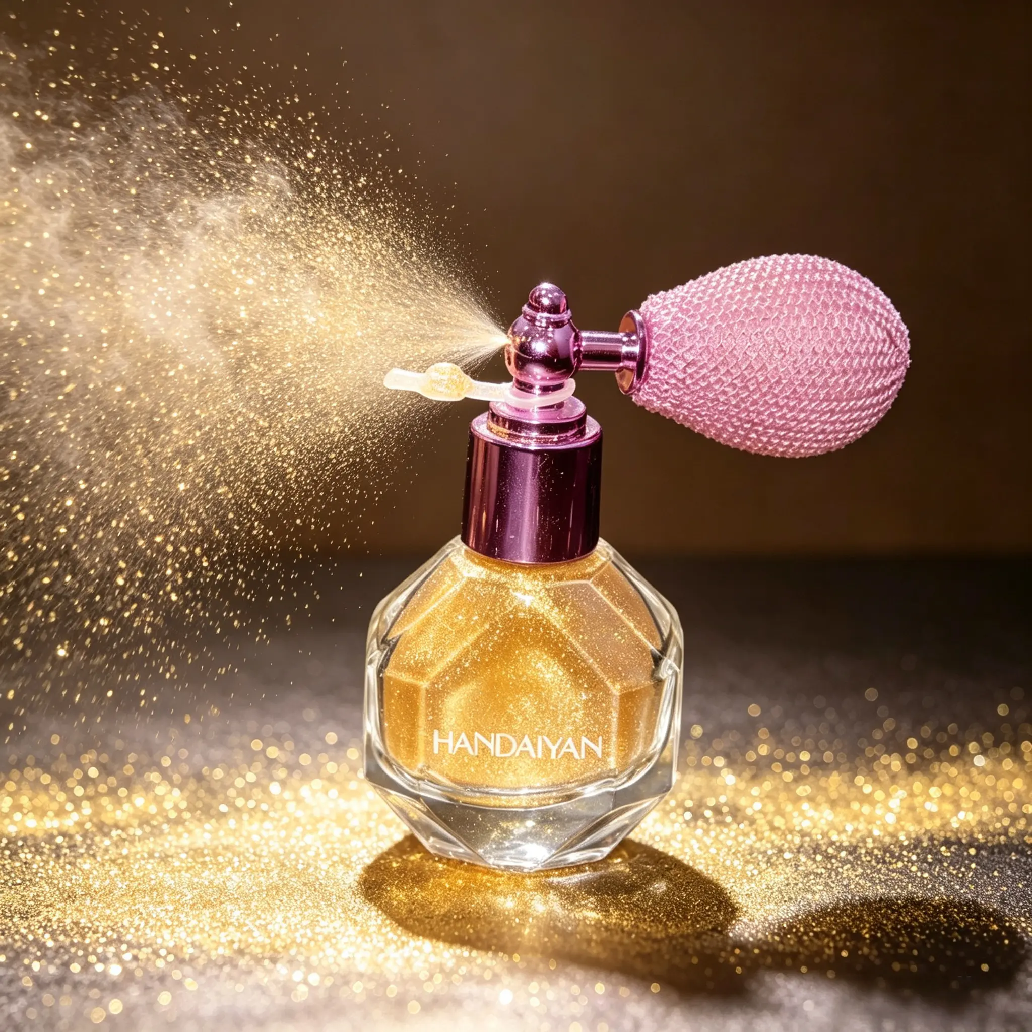HANDAIYAN Fairy Dust Highlighting  Glitter Highlighter Makeup, Full Body Shimmer Glitter for Face Eyes Lips Hair, Sparkling Summer Party Body Cosmetic Glow, Lightweight Non-Greasy Multi-Use