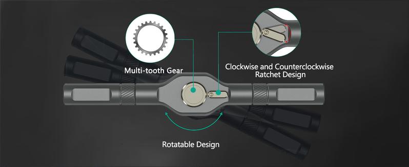 SEESE Ratchet Magetic Screwdriver Set: S2 Steel Precision Screwdriver Set - Removable Self Assembly Screwdriver Kit for Furniture Assembly and Repair - Gift for DIYer，Excellent Gift for New Year