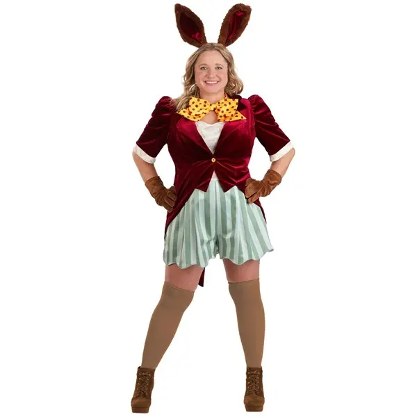 Plus Size Trendy March Hare Costume for Women