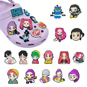 23pcs Korea Popular Movie PVC Shoe Charms Set for Boy and Girl, Korea Popular Movie Shoe Decor, Unique Fashion Gift for Fans