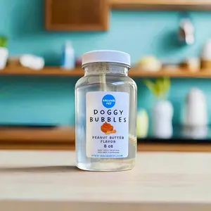 Flavored Dog Bubbles | Non-Toxic, Pet-Safe Bubble Solution