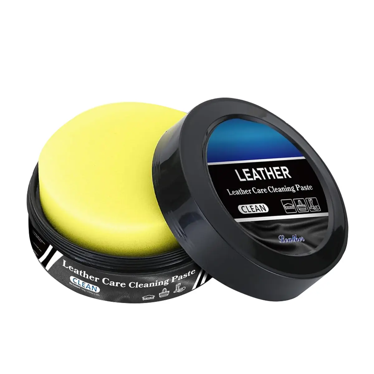 150g Multi-Purpose Leather Cleaning & Conditioning Cream, Gentle Care Paste for Car Leather Seats, Furniture, Shoes & Leather Goods, Easy Clean Leather Maintenance Cream