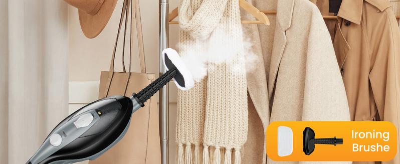 10-in-1 Steam Mop, 1550W Detachable Handheld Steam Cleaner for Floor Cleaning, 16FT Cord, 2 Washable Pads, Multi-Purpose Floor Steamer for Hardwood, Carpet, Tile, Grout, Windows 10-in-1 Steam Mop, 1550W Detachable Handheld Steam Cleaner for Floor Cleaning, 16FT Cord, 2 Washable Pads, Multi-Purpose Floor Steamer for Hardwood, Carpet, Tile, Grout, Windows