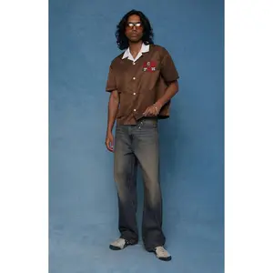 Pacsun Men's Dylan Baggy Jeans Dark Blue Tinted