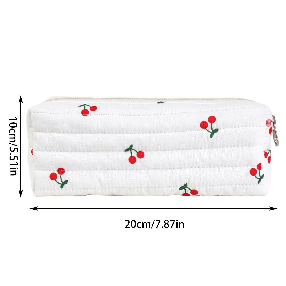 3-piece cherry pattern set, lightweight, multifunctional, stylish zipper design storage bag, suitable for daily use, leisure travel, portable storage bag for storing cosmetics, jewelry, and accessories