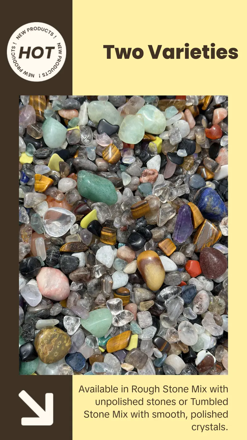 Natural Stone Confetti Mix by New Moon Beginnings
