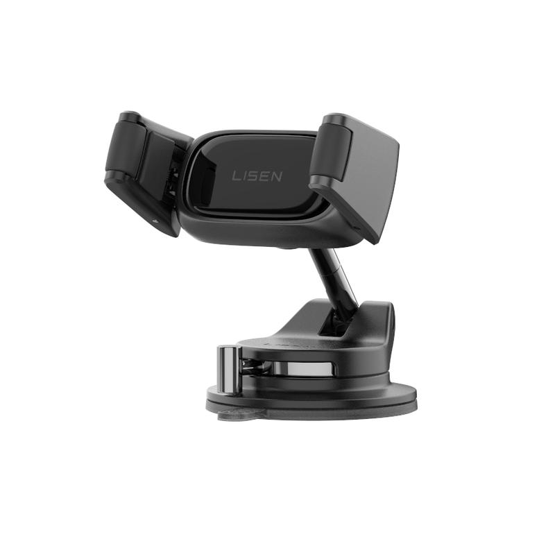 Lisen Maxfit Car Phone Holder Universal  Phone Holder, 360-Degree Rotating Phone Mount (upgraded clip for easy attachment and removal), Suitable For 4-7 inch Smartphones Such as iPhone, Samsung, Google, and Nokia