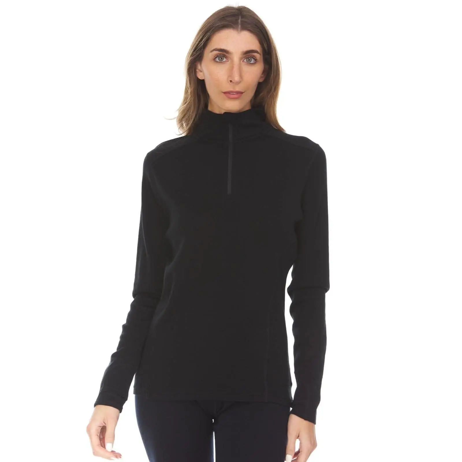Minus33 - Midweight 100% Merino Wool Women's Sequoia 1/4 Zip Top - Breathable Moisture Wicking Anti-Microbial Base Layer Mid Layer Insulating Layer for Hiking & Camping
