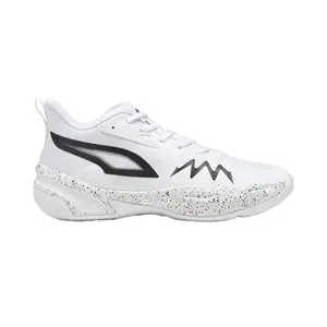 PUMA Mens Genetics Speckle Basketball Sneakers Shoes - White