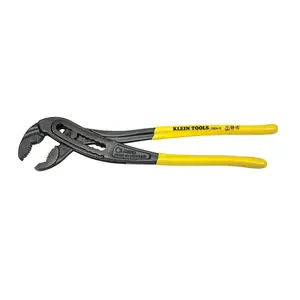 Klein Tools Classic Klaw Pump Pliers 10-Inch Professional-Grade Adjustable Pliers |   GarageDoorProject |   100% OEM | US Vendor