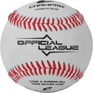 Champro Official League Baseball Full Grain Leather Cover Cosmetic Blem