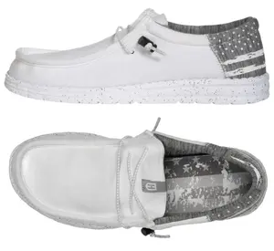 Howitzer Unisex Slip-On Shoes Roam Flag Sneakers with Camo Print Footwear