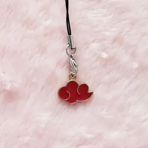 Anime red cloud phone charm accessories
