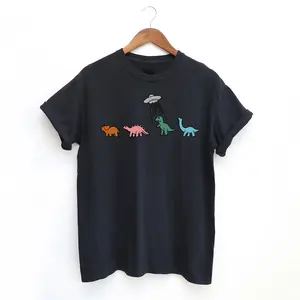 UFO Dinosaur T Shirt, Retro  T-Shirt