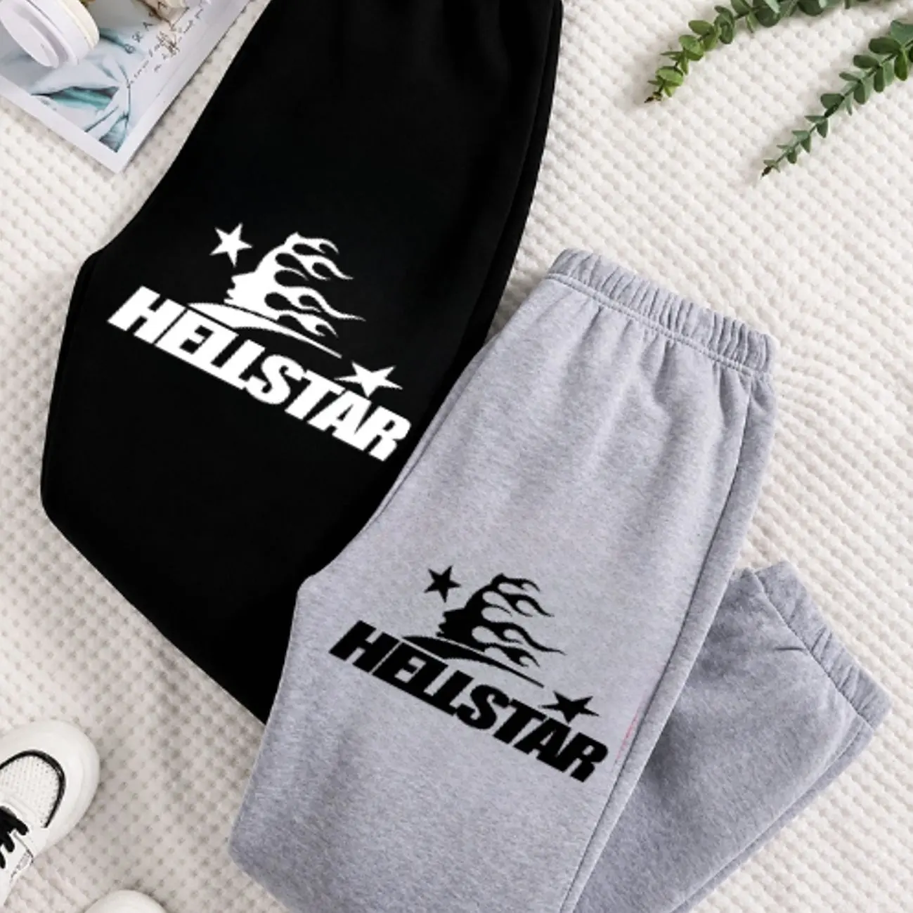 Sweatpants 1 Hellstar Graphic Sweatpants, Unisex Oversized Joggers, Soft Cotton Blend Fleece, Relaxed Fit, Streetwear Fashion, Comfortable Lounge Pants for Everyday Wear, Gift For Him, Gift For Her, Gym and Travel, Trending 2026 1