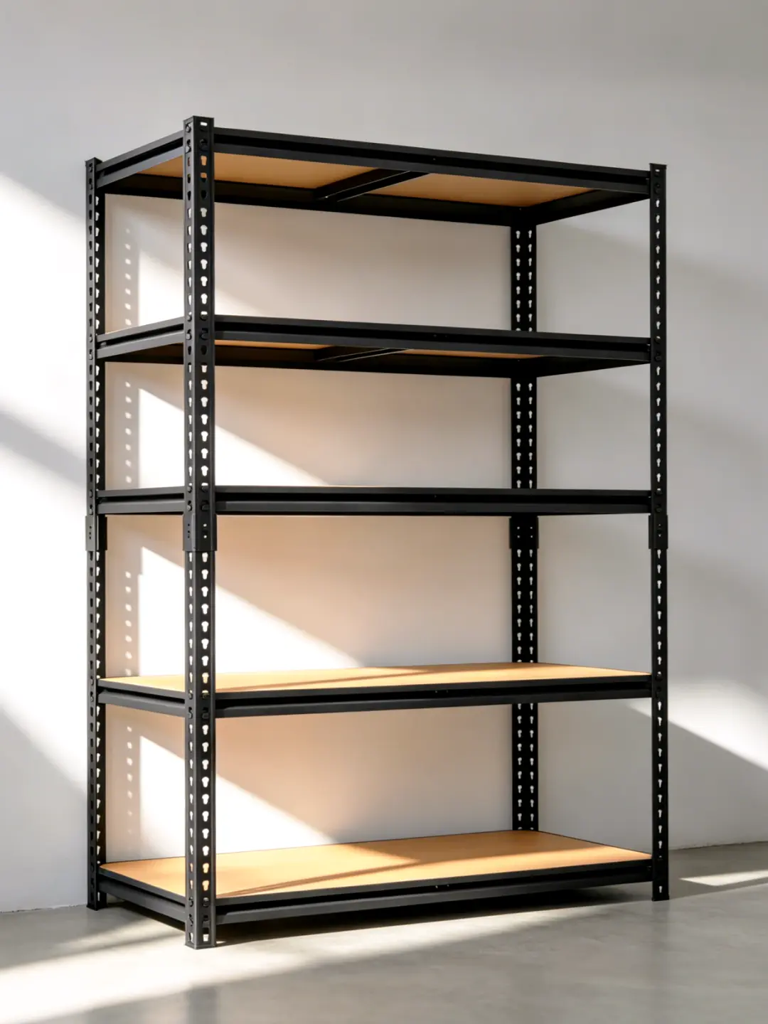 ZEUKMXOO Heavy-Duty Adjustable Racks - Height-Adjustable Foldable Shelving Unit, Commercial Office Furniture with Multiple Heavy-Duty Hold for Garage, Closet Book Storage