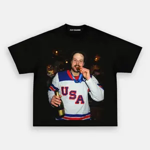Auston Matthews Champion Tee, Team USA T-Shirt, Winter Olympics Shirt, Crew Neck Shirt, Graphic Tees, Vintage Y2K, Streetwear, Gift For Fan