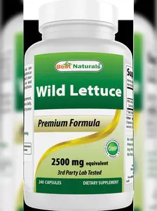 Best Naturals Wild Lettuce 10:1 Extract 250 mg - 240 Capsules