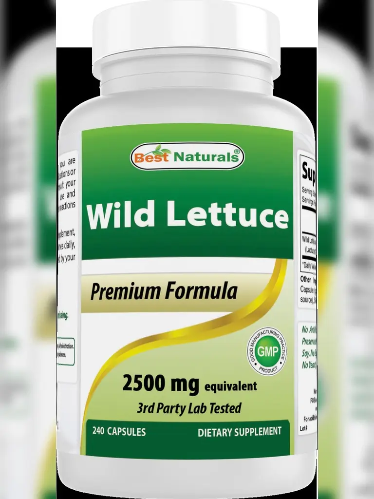 Best Naturals Wild Lettuce 10:1 Extract 250 mg - 240 Capsules Best Naturals Wild Lettuce 10:1 Extract 250 mg - 240 Capsules