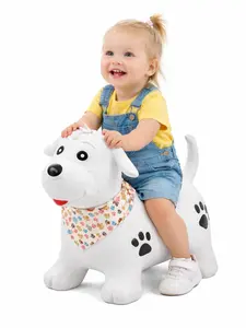 Soft Play Bouncy Puppy – Inflatable Ride-On Hopper for Toddlers