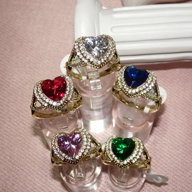 Xuping 14k Heart Ring