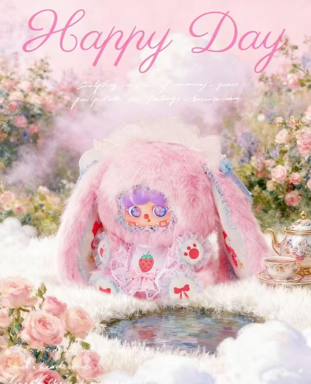 MIGO Rose Tea Party 600% Walking Through Daydreams Plush Blind Box