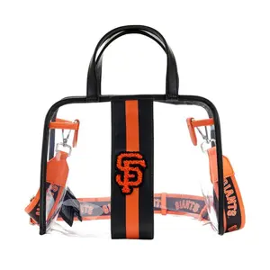 Loungefly MLB San Francisco Giants Clear Tote Crossbody Stadium Bag with Pouch
