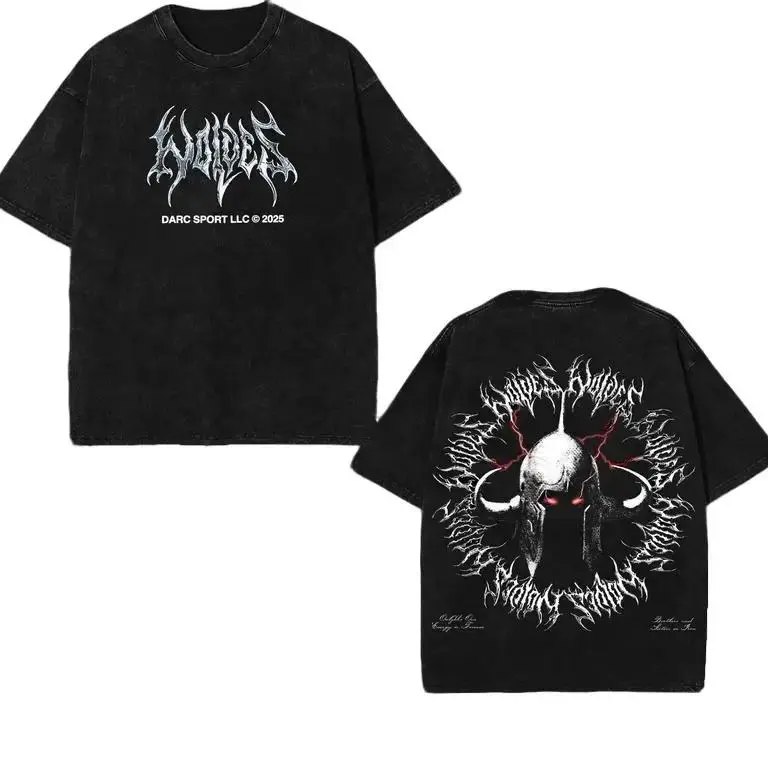 DARC SPORT Echoes of Valhalla Ragnarok Grunge Tee, Viking Myth Graphic T-Shirt for Men, Norse Oversized Streetwear, Urban Fighter Daily Outfit, Summer Street Style, Concert Style, Party Outfit, Dark Fierce Menswear, Bold Street Look