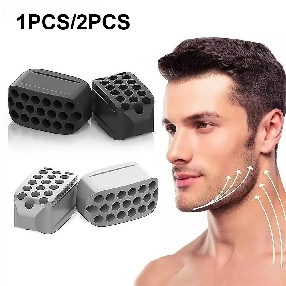 Silicone Jaw Exerciser, Facial Shaper & Jawline Fitness Chew Ball, Neck Shaping Equipment, Facial Beauty Tool, Double Chin Exerciser, Facial Care Tool, Facial Beauty Instrument, Double Chin Reducer, Facial Tools