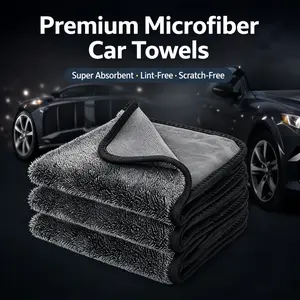 QIFOR TWISTED-LOOP DRYING TOWEL, Ultra-Absorbent Drying Towel For Car&Truck, Premium Microfiber