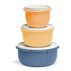 Tupperware 3-pc Multipurpose Mixing Bowl Set for Food Prep and Storage