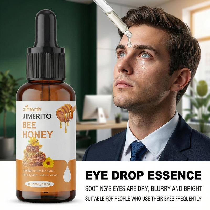 Bee Honey Eye Drops - Fast-acting Relief for Dry & Tired Eyes from Electronic Devices & Late Nights