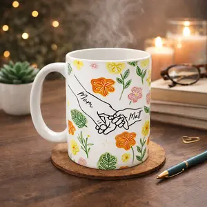 Grandma Mug, Personalized Grandma Cup, Custom Grandma Gifts from Grandkids Names Grandchildren, Grandmother Birthday Mothers Day Gift