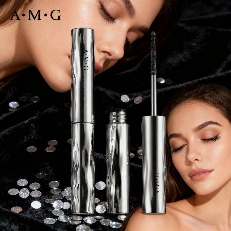 AMG Steel Tube Mascara Primer Waterproof Long-Lasting Volumizing Curling Lengthening Smudge-Proof Defines Each Lash Portable for All Looks Makeup Flawless Cosmetic