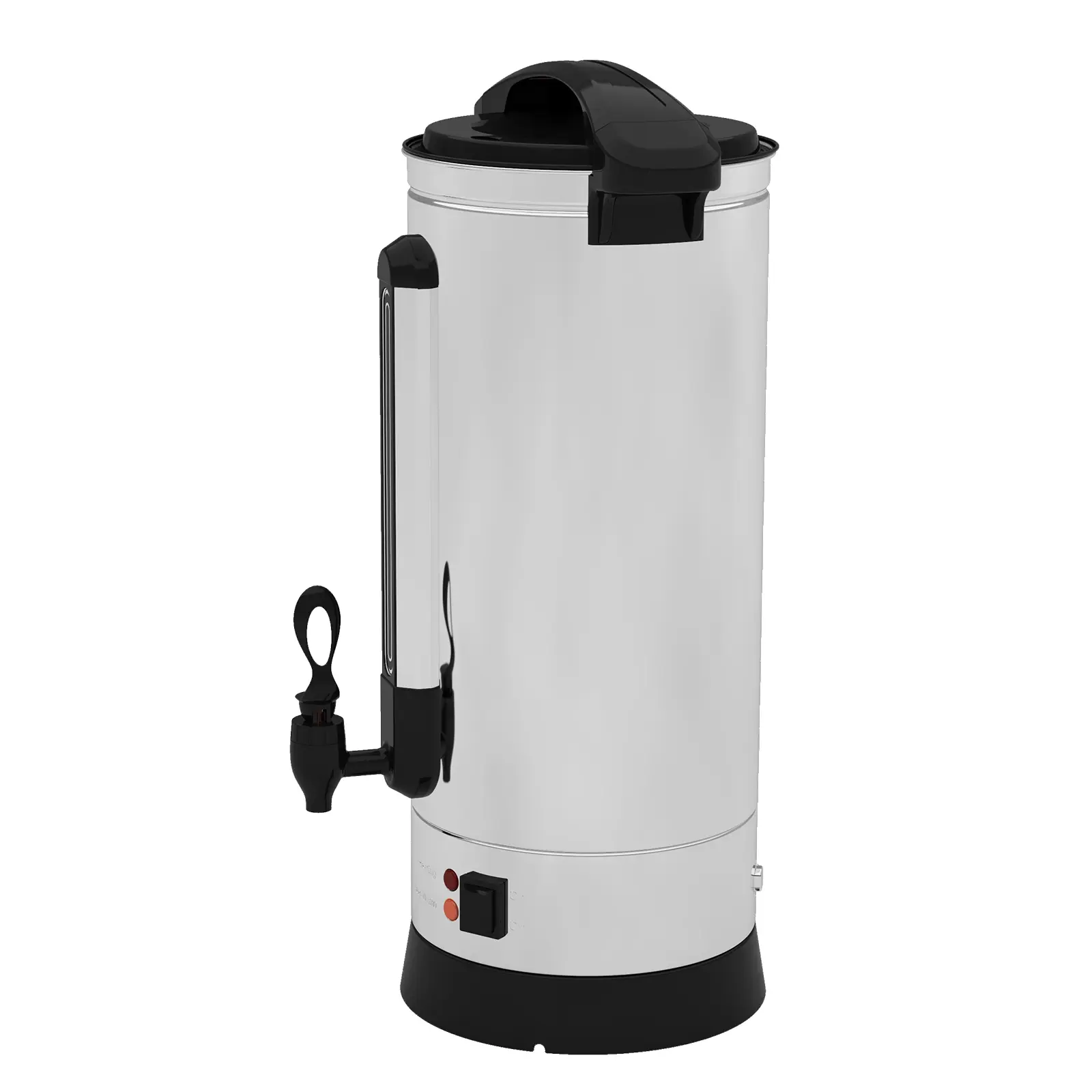 Fast Brew Commercial Coffee Urn – 100-Cup, 14L Stainless Steel, 1500W Electric Percolator, Accurate Temp Control, Keep Warm, Dripless Faucet, Easy Clean, Ideal for Catering, Events & Parties