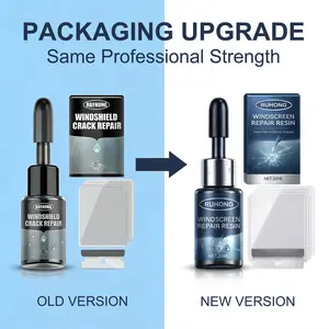 Car Windshield Crack Repair Kit Repairing Small Scratches Advanced Maintenance Cracks Gone Glass Repair Fluid Automotive Windscreen Tool for Fixing Chips