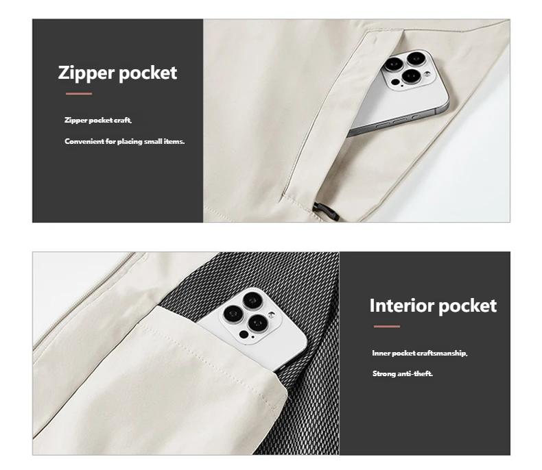 Men's Solid Color Hooded Vest Jacket, Stand Collar Multi-Pocket Sleeveless Coat, Windproof Waterproof Casual Sports Waistcoat, Regular Fit Outdoor Fishing Vest, All-Season Men's Jacket, Menswear