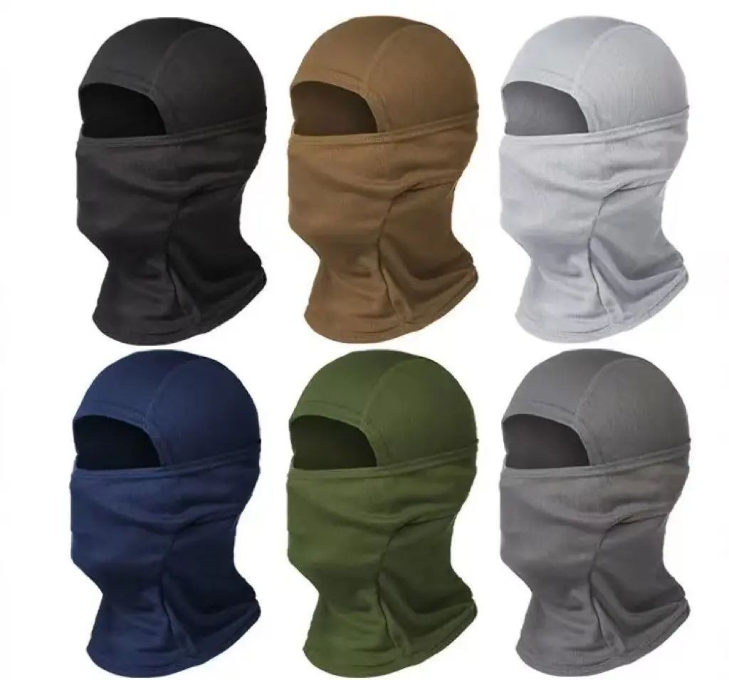 Unisex Multifunctional Windproof Balaclava - 1 Size Full Face Mesh Fabric Sporty Face Covers & Mask, Sun Protection Sweat-Wicking Breathable for Cycling, Motorcycle Outdoor Sports, One Size