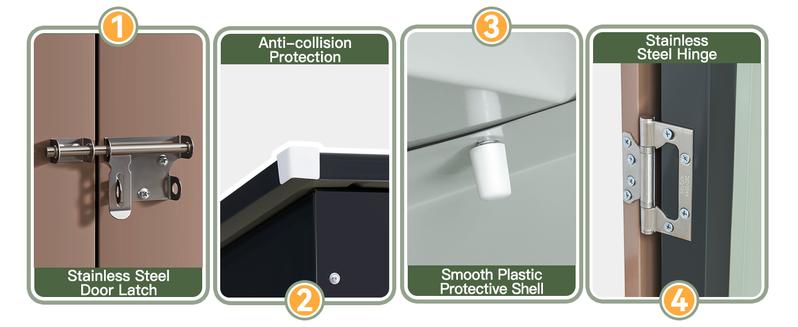 [Deal] Aoxun Outdoor Metal Storage Shed with Base, Lockable Door & Sloped Roof, Weather-Resistant Utility Shed for Garden, Patio & Backyard Astronaut Nebula   Star