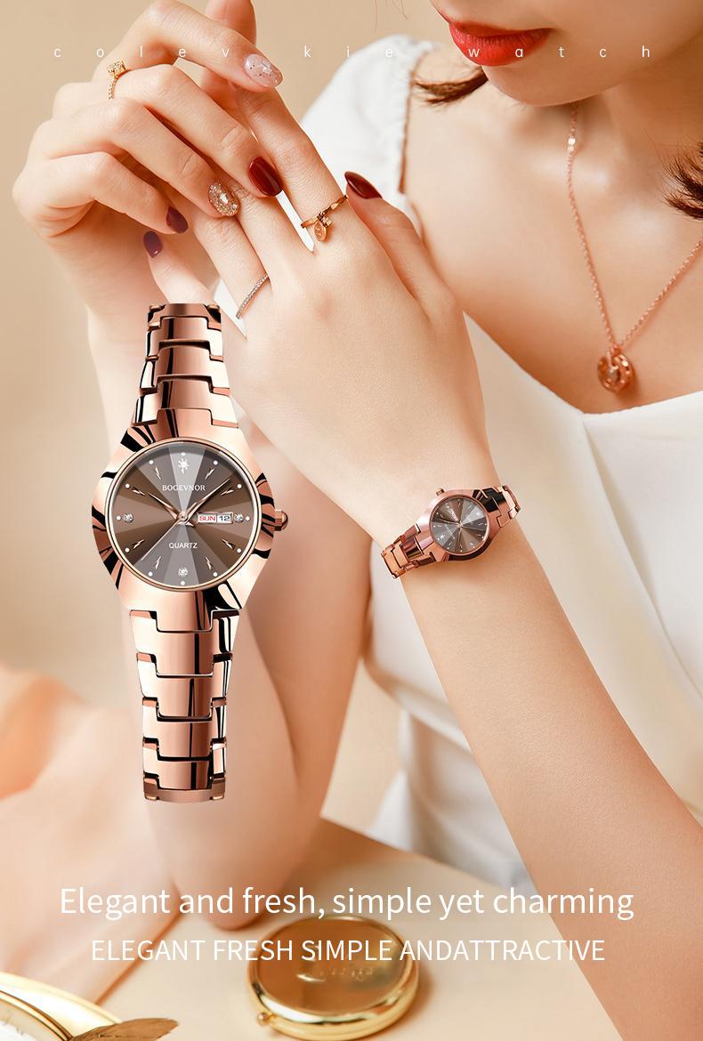 Watch Set Ladies Fashion Watches Six Piece Set Three Piece Set Fashion Wristwatches For Parties Everyday Wear Top Gift Choice Versatile Delicate Watch Set Also A Great Choice For Christmas Presents