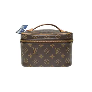 Pre-owned Louis Vuitton Nice cosmetic bag, Mini version, 20 pieces, old style PVC material, chip inside